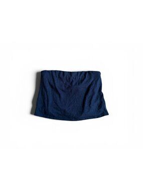 DONNI Navy BlueBuilt In Bra Strapless Top Size L NEW NWT